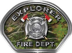 Backwoods Fabrications. Explorer Fire Fighter, EMS, Rescue Helmet Face ...