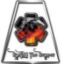 Fire Fighter, EMS, Rescue Helmet Tetrahedron Decal Reflective with Crash Rescue Racing the Reaper