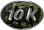
	Oval Marathon Running Decal 10K in Camouflage with Runners