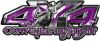 
	4x4 Cowgirl Edition Pickup Farm Truck Quad or SUV Sticker Set / Decal Kit in Purple
