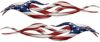 
	Twisted Tribal Flame Decal Kit with American Flag
