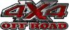 
	4x4 Truck Decals Offroad for Chevy Ford Dodge or Toyota in red camo
