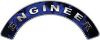 
	Engineer Fire Fighter, EMS, Rescue Helmet Arc / Rockers Decal Reflective In Inferno Blue Real Flames
