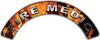 
	Fire Medic Fire Fighter, EMS, Rescue Helmet Arc / Rockers Decal Reflective In Inferno Real Flames
