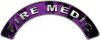 
	Fire Medic Fire Fighter, EMS, Rescue Helmet Arc / Rockers Decal Reflective In Inferno Purple Real Flames
