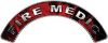 
	Fire Medic Fire Fighter, EMS, Rescue Helmet Arc / Rockers Decal Reflective In Inferno Red Real Flames
