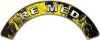 
	Fire Medic Fire Fighter, EMS, Rescue Helmet Arc / Rockers Decal Reflective In Inferno Yellow Real Flames
