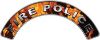 
	Fire Police Fire Fighter, EMS, Rescue Helmet Arc / Rockers Decal Reflective In Inferno Real Flames

