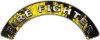 
	Firefighter Fire Fighter, EMS, Rescue Helmet Arc / Rockers Decal Reflective In Inferno Yellow Real Flames

