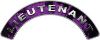
	Lieutenant Fire Fighter, EMS, Rescue Helmet Arc / Rockers Decal Reflective In Inferno Purple Real Flames
