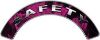 
	Safety Fire Fighter, EMS, Rescue Helmet Arc / Rockers Decal Reflective In Inferno Pink Real Flames
