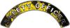 
	Safety Officer Fire Fighter, EMS, Rescue Helmet Arc / Rockers Decal Reflective In Inferno Yellow Real Flames
