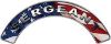 
	Sergeant Fire Fighter, EMS, Rescue Helmet Arc / Rockers Decal Reflective With American Flag
