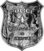 
	Protect and Serve Police Law Enforcement Decal in Gray Inferno Flames
