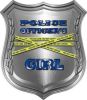 Police Officers Girl Police Law Enforcement Decals