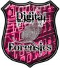 
	Digital Computer Forensics Police / Law Enforcement Decal in Pink
