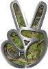 
	Peace Sign Decal in Camouflage
