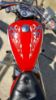 Twin Flame Motorcycle Tank USA Patriotic Flag on Motorcycle Tank